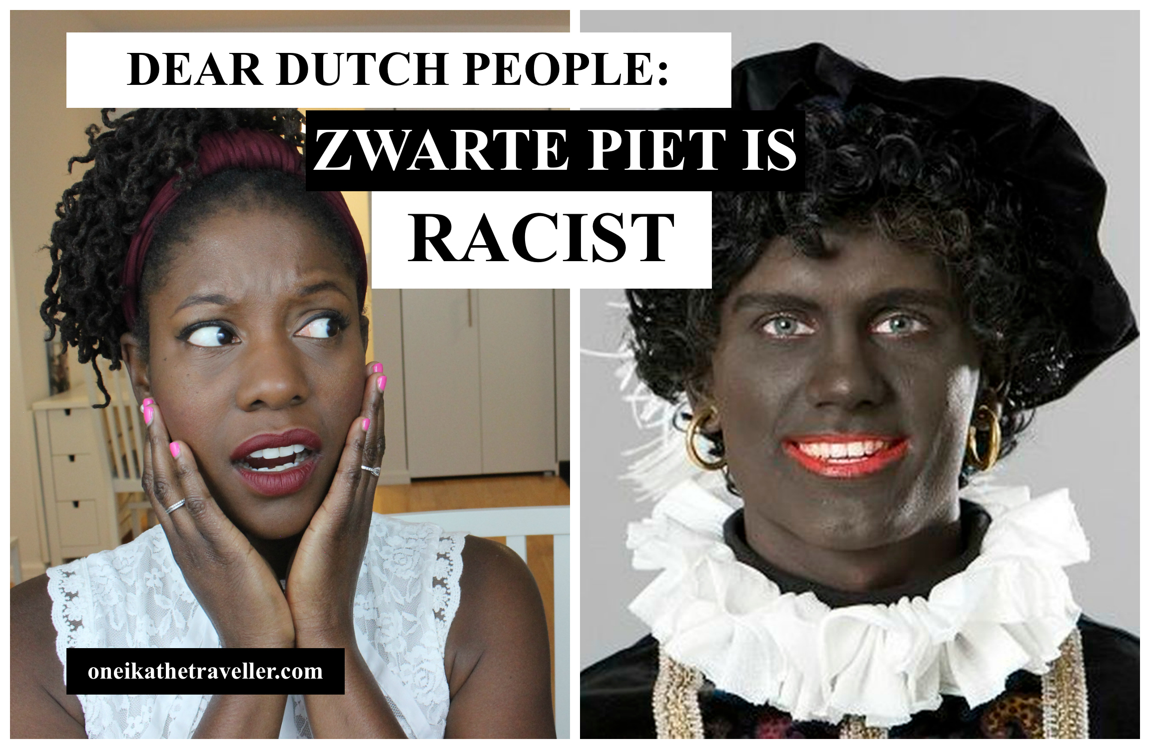 zwarte piet is racist blackface